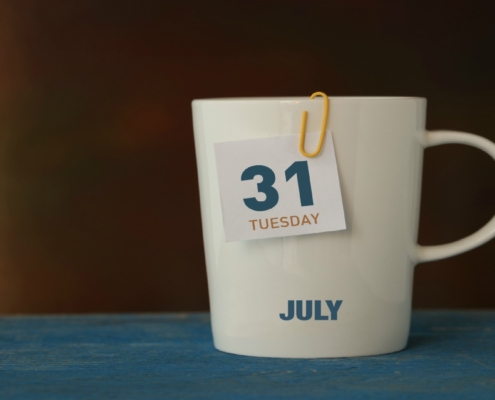 July 31 Date Reminder