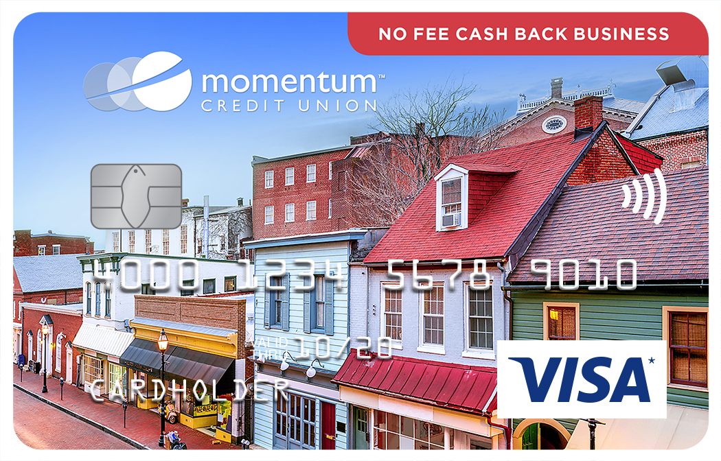 Momentum Visa No Fee Cash Back Business